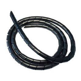 Fasi Protector de Cables en Espiral 5 Metros x 6 mm Flexible Negro