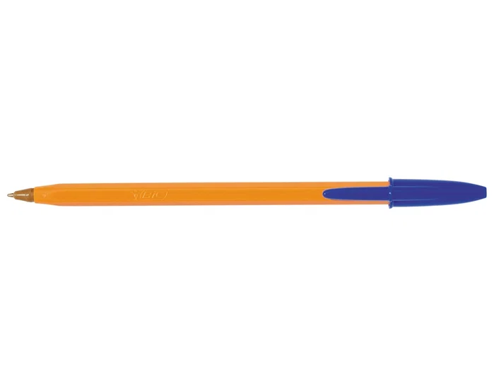 BIC Bolígrafo Original Fine Naranja con Tinta Azul Caja de 20 UD