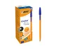 BIC Bolígrafo Original Fine Naranja con Tinta Azul Caja de 20 UD