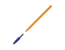 BIC Bolígrafo Original Fine Naranja con Tinta Azul Caja de 20 UD