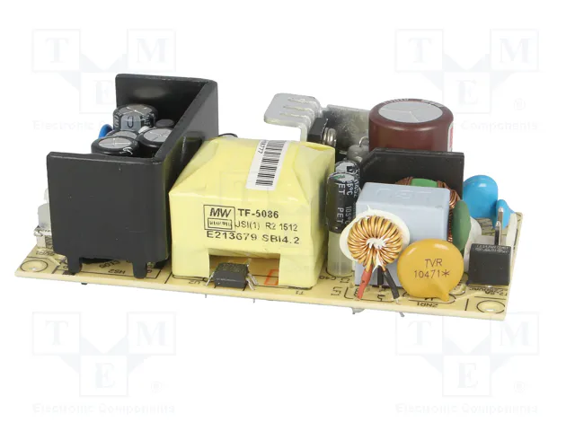 MEAN WELL EPS-65-7.5 Alimentador de Impulso Abierto 60W 7,5V MEAN WELL EPS-65-7.5 Alimentador de Impulso Abierto 60W 7,5V