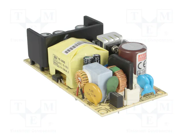 MEAN WELL EPS-65-7.5 Alimentador de Impulso Abierto 60W 7,5V MEAN WELL EPS-65-7.5 Alimentador de Impulso Abierto 60W 7,5V