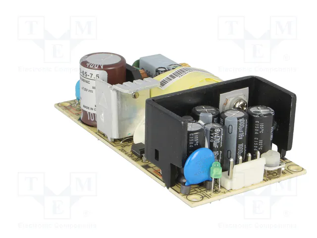 MEAN WELL EPS-65-7.5 Alimentador de Impulso Abierto 60W 7,5V MEAN WELL EPS-65-7.5 Alimentador de Impulso Abierto 60W 7,5V