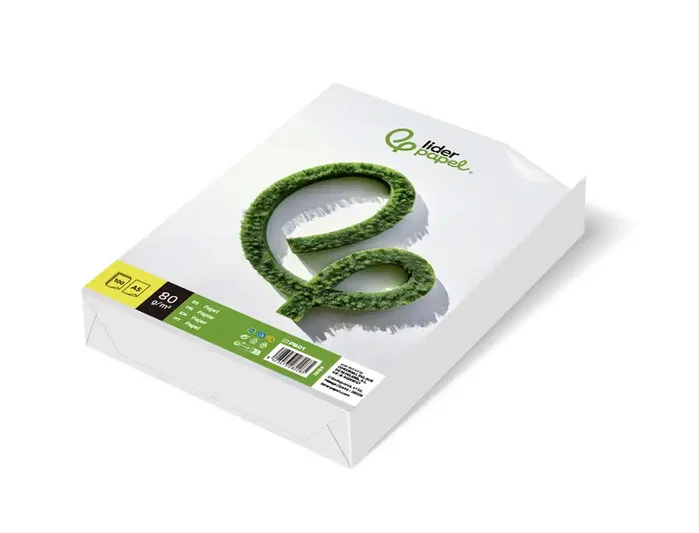 Liderpapel Papel A5 80g/m2 Liso Paquete 100 Hojas Blanco Escritura Liderpapel Papel A5 80g/m2 Liso Paquete 100 Hojas Blanco Escritura