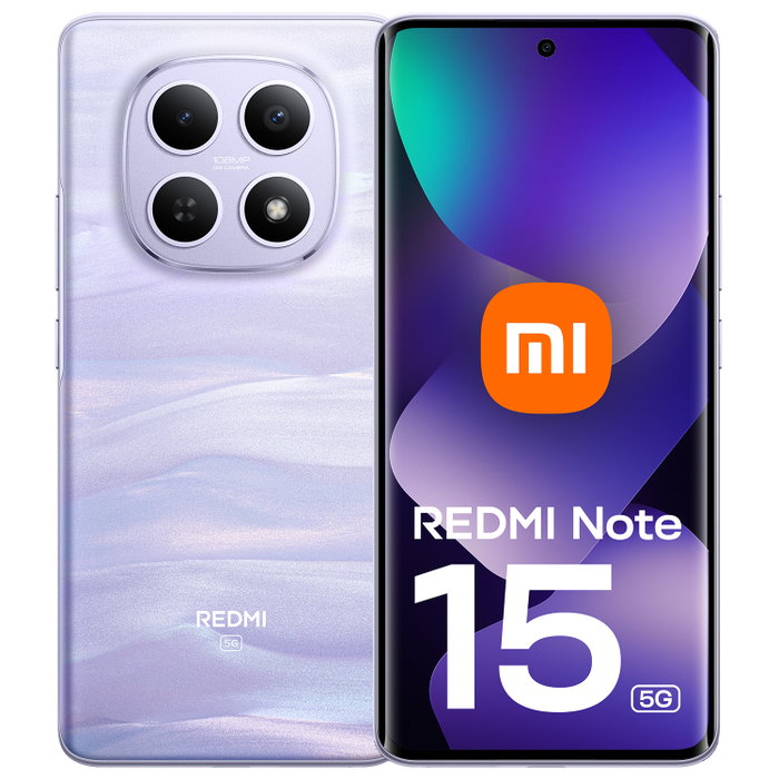 Xiaomi Redmi Note 15 5G 12GB 512GB 6,77 pulg Mist Purple Xiaomi Redmi Note 15 5G 12GB 512GB 6,77 pulg Mist Purple