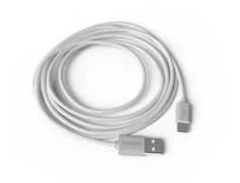 Groovy Cable USB-A a Tipo C 2m Blanco para Carga y Sincronización