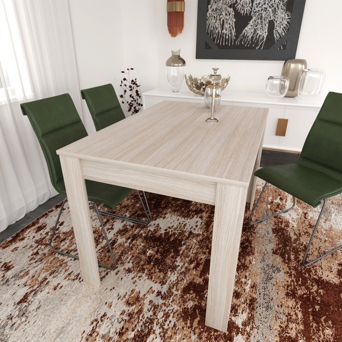 Hanah Home Single 120 Mesa de comedor, Roble, 120 cm ancho x 78 cm alto x 80 cm profundidad Hanah Home Single 120 Mesa de comedor, Roble, 120 cm ancho x 78 cm alto x 80 cm profundidad