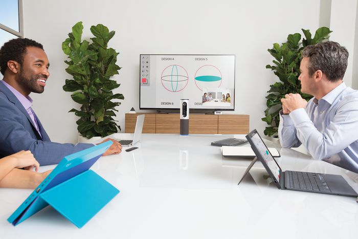 Logitech Connect Videoconferencia Portátil HD 1080p, Audio Profesional y Conectividad Múltiple para Colaboración