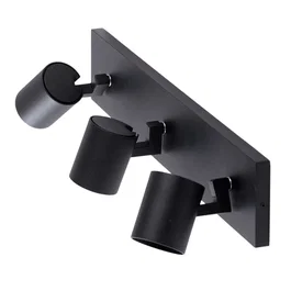 Lumiastra Aplique de Pared 3xGU10 [LUM-P3GU10-B] Orientable Aluminio Interior Tiendas Salones