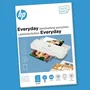 HP Bolsas para Laminar 9158, 100 Unidades, Transparentes, Formatos DIN A4, A5, A6, 80 Micrones
