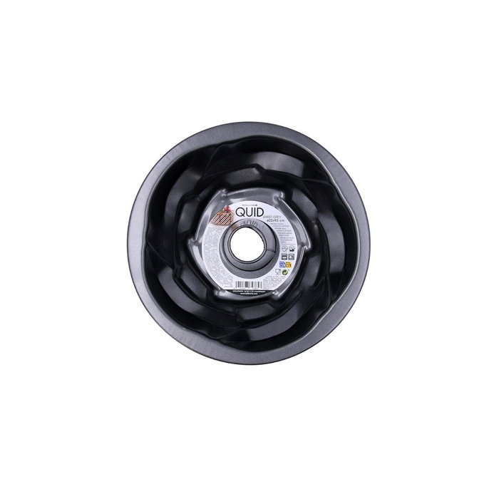 Molde Savarín Acero Carbono Sweet Grey Quid 22x9,5 cm