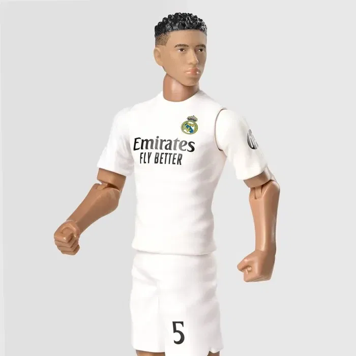 Megableu MEG3760046781857 Figura Articulada de Bellingham del Real Madrid 20 cm con Idioma Francés Megableu MEG3760046781857 Figura Articulada de Bellingham del Real Madrid 20 cm con Idioma Francés
