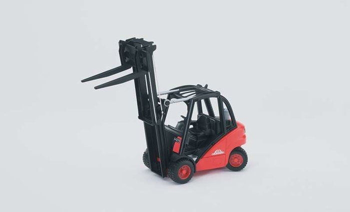 Bruder Carretilla Elevadora Linde H30D con 2 Palets