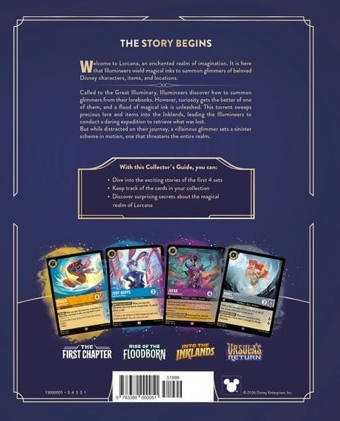 Disney Lorcana TCG Libro La Guía Oficial del Coleccionista: Sets 1-4 *Edición Inglés*