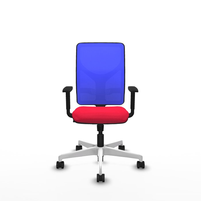 PIQUERAS Y CRESPO Silla de oficina Motilla con mecanismo Sincro, Rojo y Azul PIQUERAS Y CRESPO Silla de oficina Motilla con mecanismo Sincro, Rojo y Azul