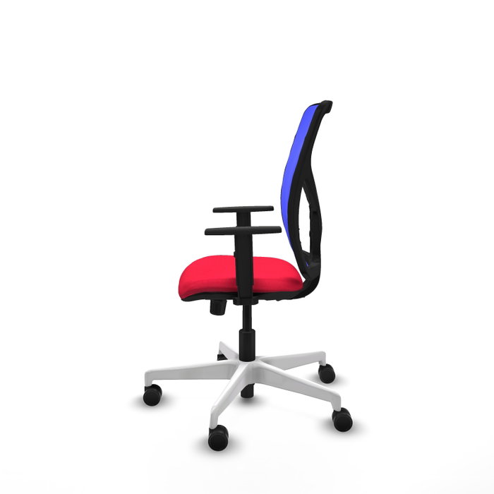 PIQUERAS Y CRESPO Silla de oficina Motilla con mecanismo Sincro, Rojo y Azul PIQUERAS Y CRESPO Silla de oficina Motilla con mecanismo Sincro, Rojo y Azul
