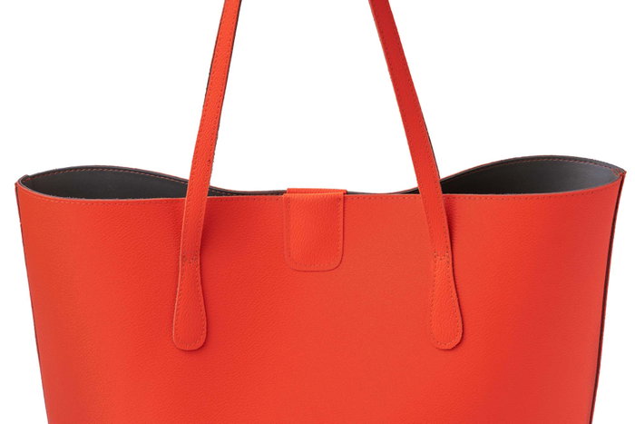 Lucky Bees 1238 Mrc Bolsa Tote Naranja Cuero de Polivinilo 42x11x28 cm