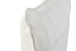 DKD Home Decor Cojín Niza Crudo Poliéster Jaquard 8 x 30 x 50 cm (2 Unidades)