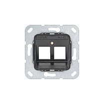GIRA 560200 Modular Jack 2 2fach Tragring