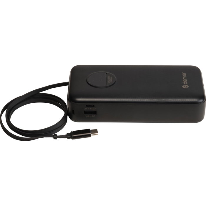 Denver Powerbank PQC-20065 20000mAh PD65W Negro Denver Powerbank PQC-20065 20000mAh PD65W Negro