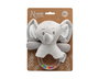KioKids Dolci Amici Peluche Sonajero Elefante Gris 18 cm