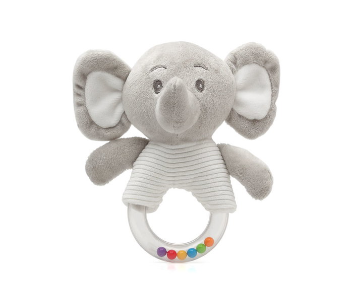 KioKids Dolci Amici Peluche Sonajero Elefante Gris 18 cm KioKids Dolci Amici Peluche Sonajero Elefante Gris 18 cm