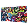 ERIK Alfombrilla Gaming Los Vengadores Avengers Marvel 80x35cm, Superficie Textil Impermeable, Base Antideslizante, para Teclado y Ratón