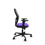 PIQUERAS Y CRESPO Silla de oficina Jorquera Lila y Gris