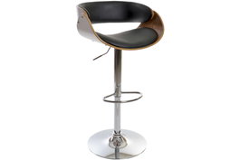 DKD Home Decor Taburete Moderno Negro Marron 54 x 101.5 x 53 cm