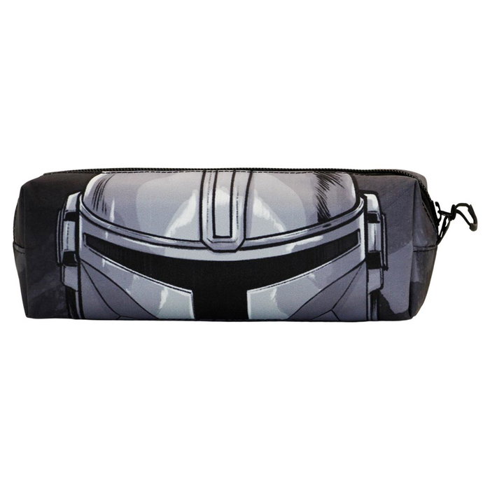 Estuche Portatodo Cuadrado FAN Helmet Star Wars The Mandalorian Gris