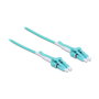 DeLOCK Cable de fibra óptica LC a LC Multimode OM3 Uniboot 1 m