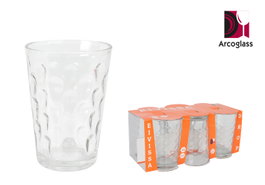 Arcoglass Set de 6 Vasos Eivissa Drop 200cc