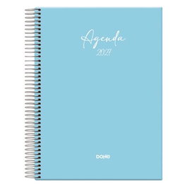 Dohe Agenda Anual Serenity 2027 Espiral Azul 14x20cm