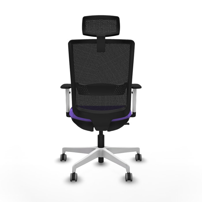 PIQUERAS Y CRESPO Silla de oficina Haches con mecanismo Sincro/Traslack, Lila y Negro PIQUERAS Y CRESPO Silla de oficina Haches con mecanismo Sincro/Traslack, Lila y Negro