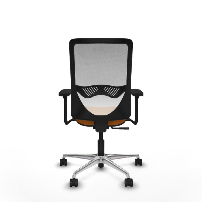 PIQUERAS Y CRESPO Silla de oficina Zulema Naranja y Blanco PIQUERAS Y CRESPO Silla de oficina Zulema Naranja y Blanco