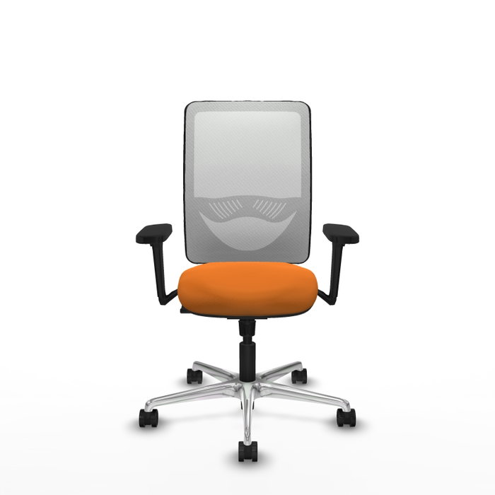 PIQUERAS Y CRESPO Silla de oficina Zulema Naranja y Blanco PIQUERAS Y CRESPO Silla de oficina Zulema Naranja y Blanco
