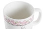 DKD Home Decor Set de 12 Tazas de Porcelana New Bone Surtido de Colores