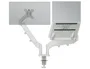 Leitz Brazo dual para monitor y portátil Ergo Space Saving gris