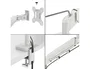 Leitz Brazo dual para monitor y portátil Ergo Space Saving gris