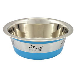 Nayeco Comedero Oslo Azul de Acero Inoxidable 0.82L
