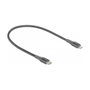 DeLOCK Cable de datos y carga USB Type-C™ a Lightning™ para iPhone™, iPad™ e iPod™, gris, 0,5 m, MFi