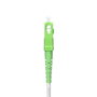 AISENS Latiguillo de Fibra Óptica G657A2 SC/APC-SC/APC Símplex 250m Blanco