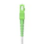 AISENS Latiguillo de Fibra Óptica G657A2 SC/APC-SC/APC Símplex 250m Blanco