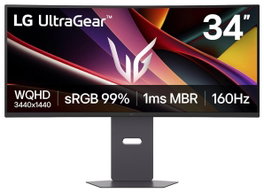 LG UltraGear 34G600A-B Monitor Gaming 34" VA UWQHD 3440x1440 160Hz