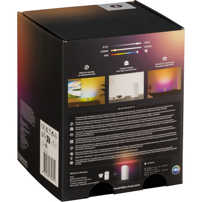 Philips Hue Play Wallwasher Blanco