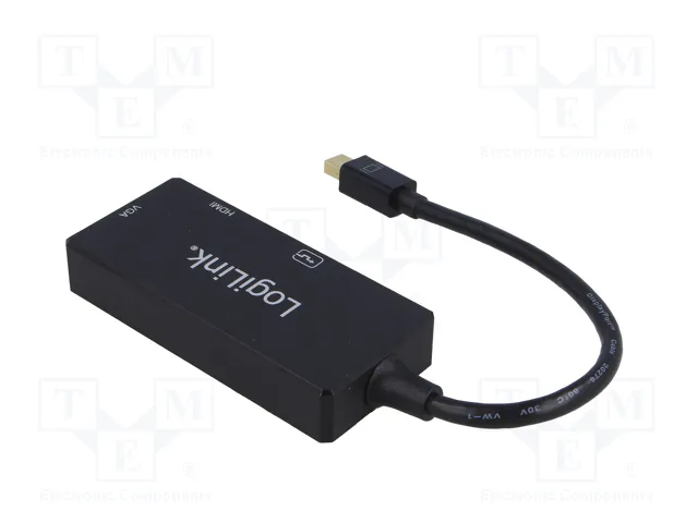 LogiLink Convertidor Mini DisplayPort a HDMI/DVI/VGA 4Kx2K