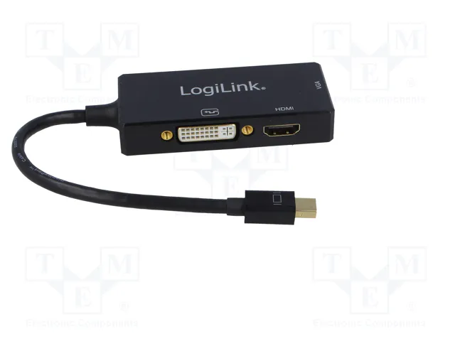 LogiLink Convertidor Mini DisplayPort a HDMI/DVI/VGA 4Kx2K