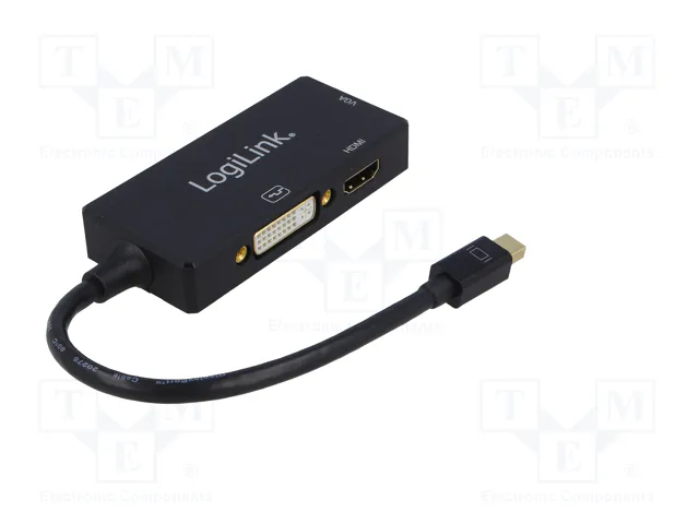 LogiLink Convertidor Mini DisplayPort a HDMI/DVI/VGA 4Kx2K
