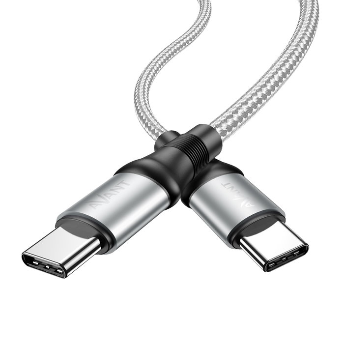 AVANT CONNECT Cable Tipo C a Tipo C 1m, Trenzado, Carga Rápida 100W 5A PD, Force Edition