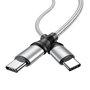 AVANT CONNECT Cable Tipo C a Tipo C 1m, Trenzado, Carga Rápida 100W 5A PD, Force Edition
